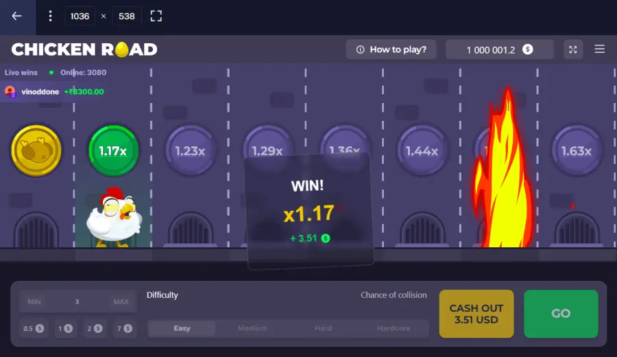 Chicken road game demo